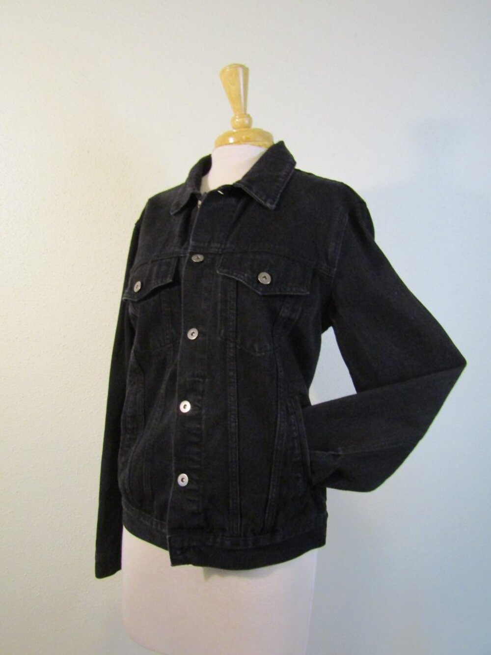 Classic Black Denim Jacket from Triot